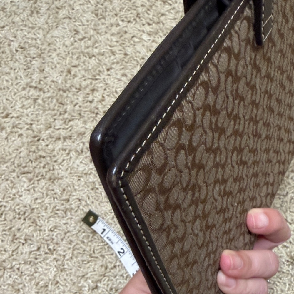 Coach Brown Signature Canvas Organizer - Picture 9 of 9